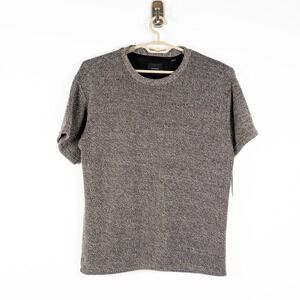 Pacsun Mens Knit Top T-Shirt Short Sleeve Crew Neck Grey Sz Large Super Soft NWT